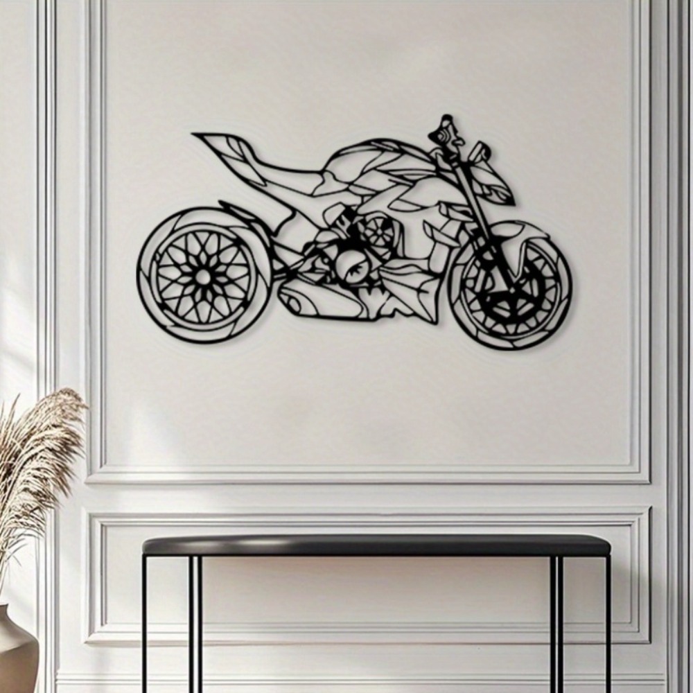 ブランドメタルバイク壁掛けアート彫刻壁画ガレージ装飾パウダー - Art Craft Website のレビューと価格