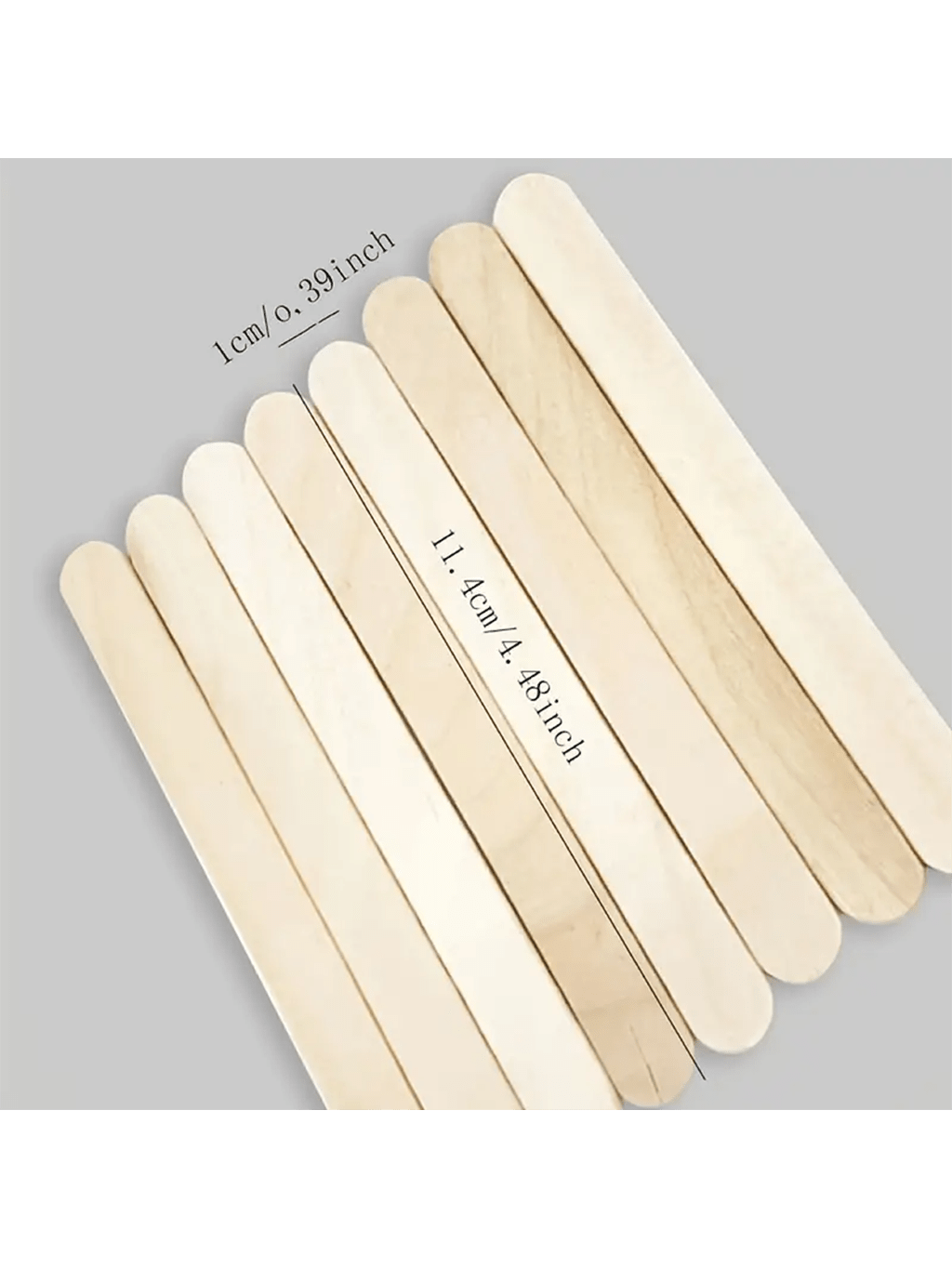 50/100/200 個 11.4cm/4.5 インチの小さ - Art Craft Stick のレビューと価格
