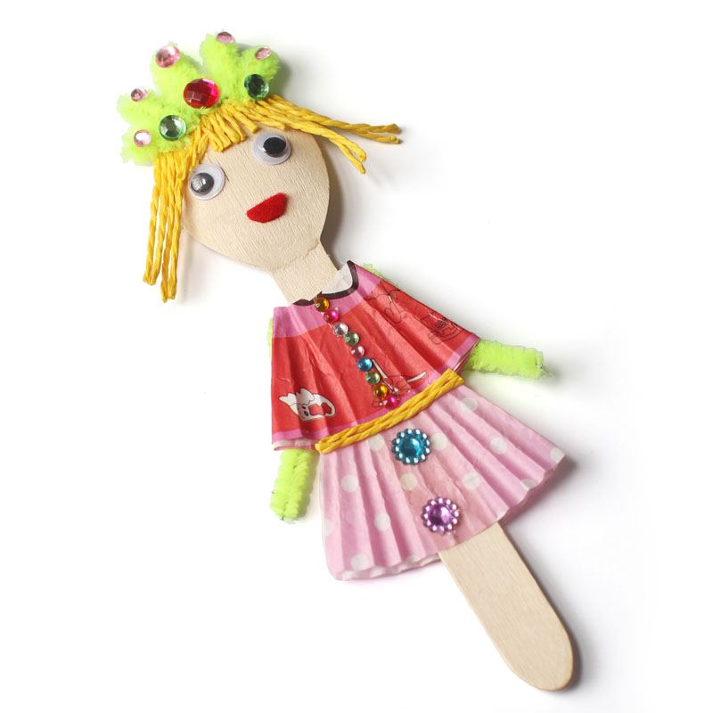 20 ピース/ロット。木のスプーン芸術と工芸品。早期学習教育 - Art Craft For Kindergarten のレビューと価格