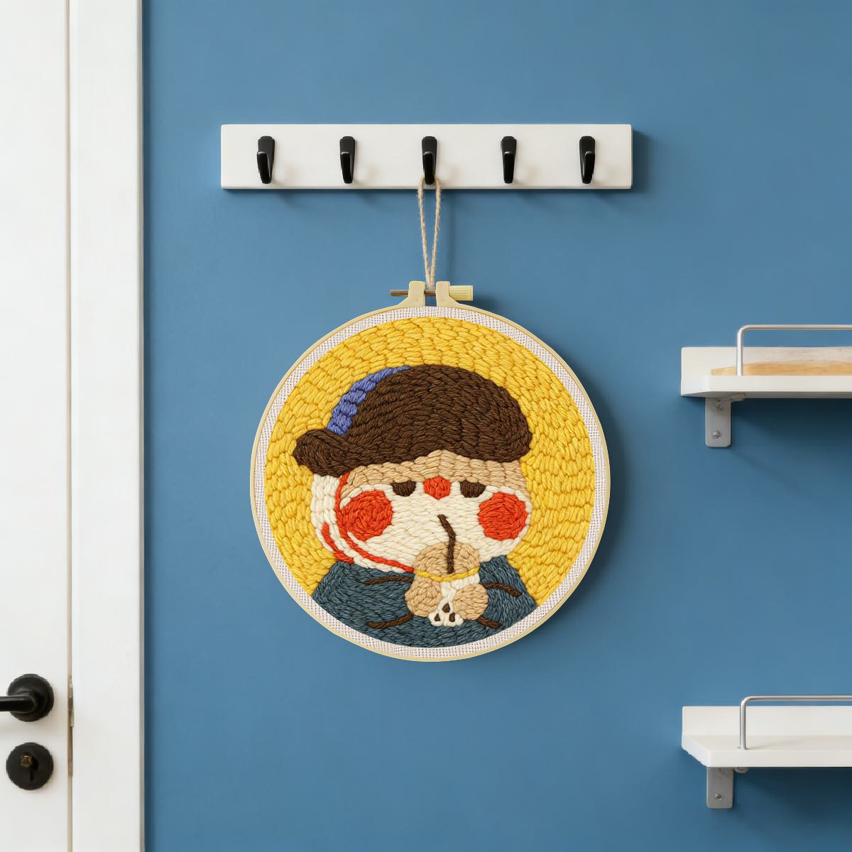 20X20CM/7.87インチ 動物柄 パンチニードル刺繍セ - Punch Needle Kit のレビューと価格