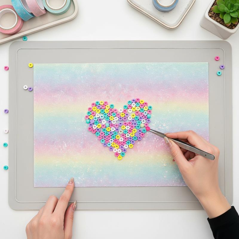 グラデーショングリッターフューズビーズアイロンシート 5/7 - Art Craft Stick のレビューと価格