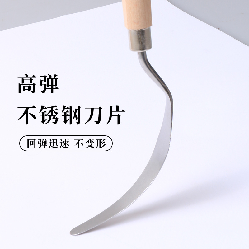 油絵用木製スクレーパー、ペイントパレットナイフ、アクリル絵具 - Painting Knife Palette のレビューと価格