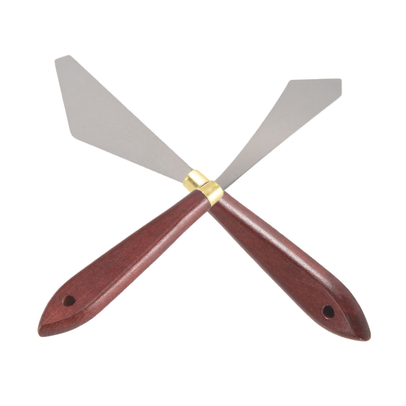 2 個ペイントスクレーパーナイフステンレス鋼ペイントミキシン - Painting Knife Palette のレビューと価格