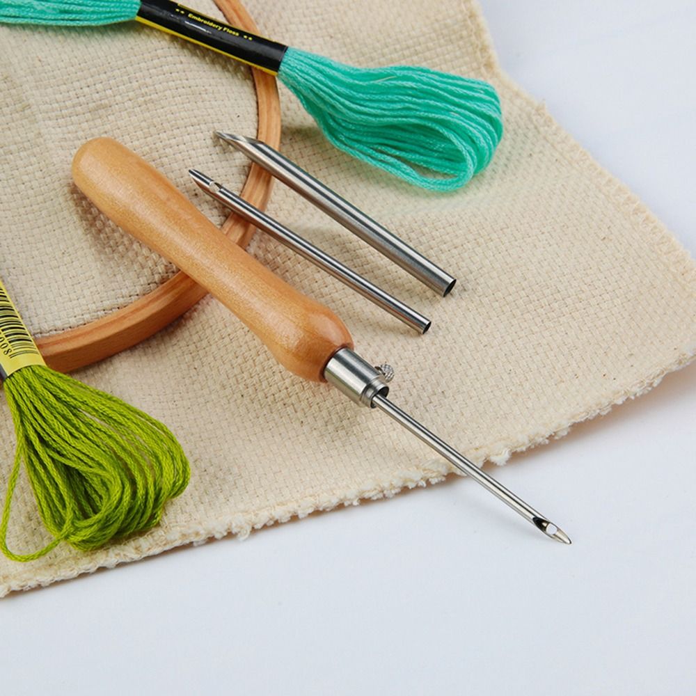 5本セット 2.5mm/3.5mm/5mm パンチニードルセ - Punch Needle Kit のレビューと価格