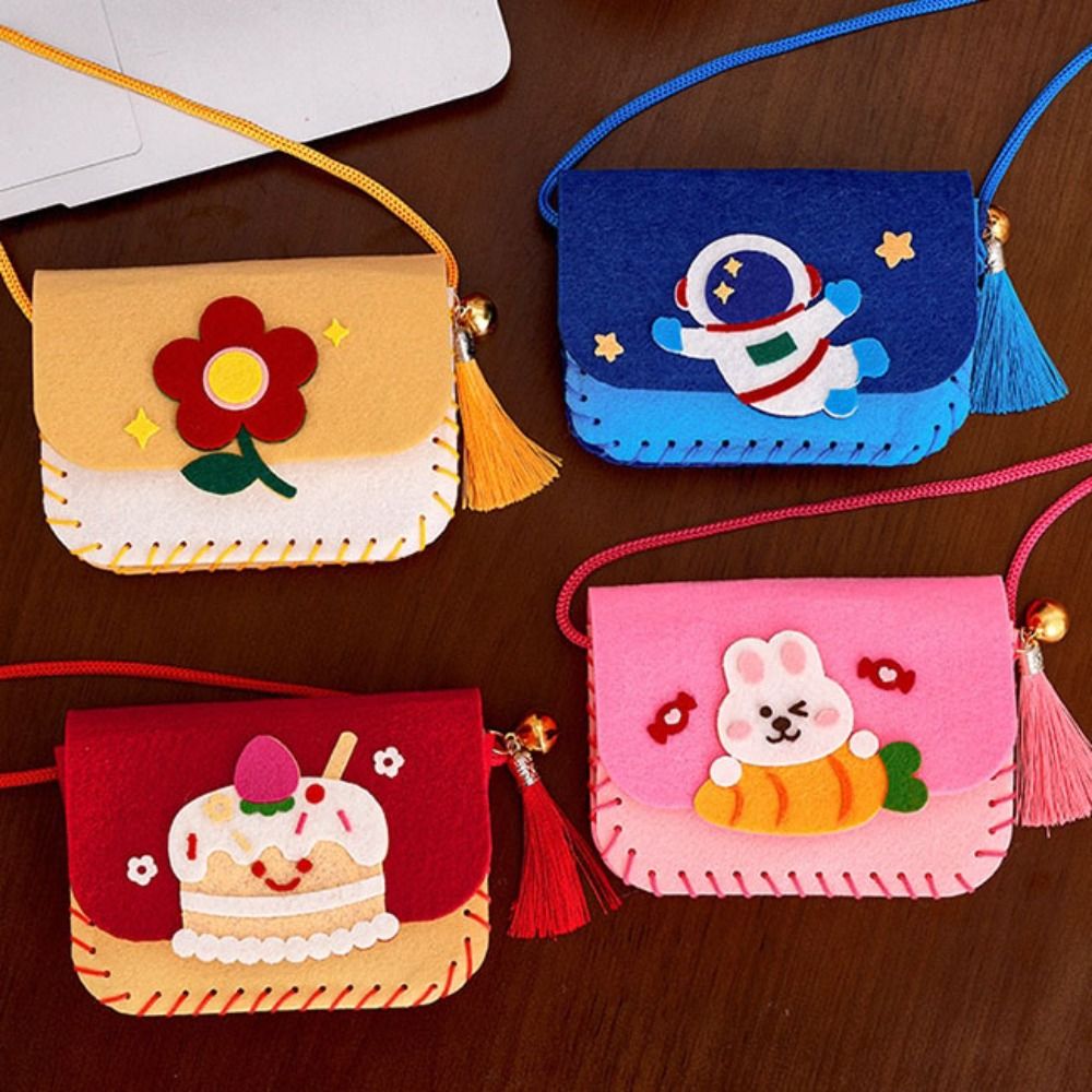 かわいいフェルトバッグ作成キット、漫画クラフトアート、手作り - Art Craft For Kindergarten のレビューと価格
