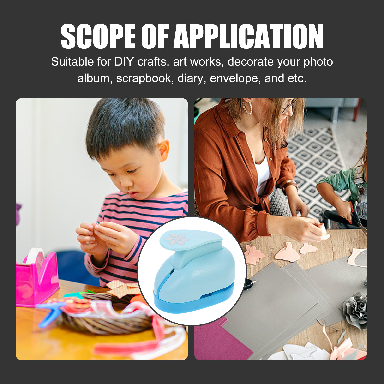 高品質プラスチック製DIYペーパーパンチ、スクラップブッキン - Art And Craft Photos のレビューと価格