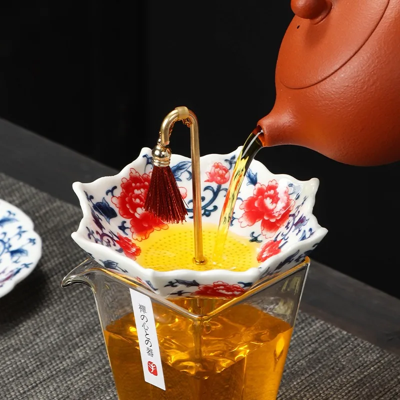 クリエイティブ傘型茶こし取り外し可能なセラミックフィルター茶 - Art Craft Website のレビューと価格