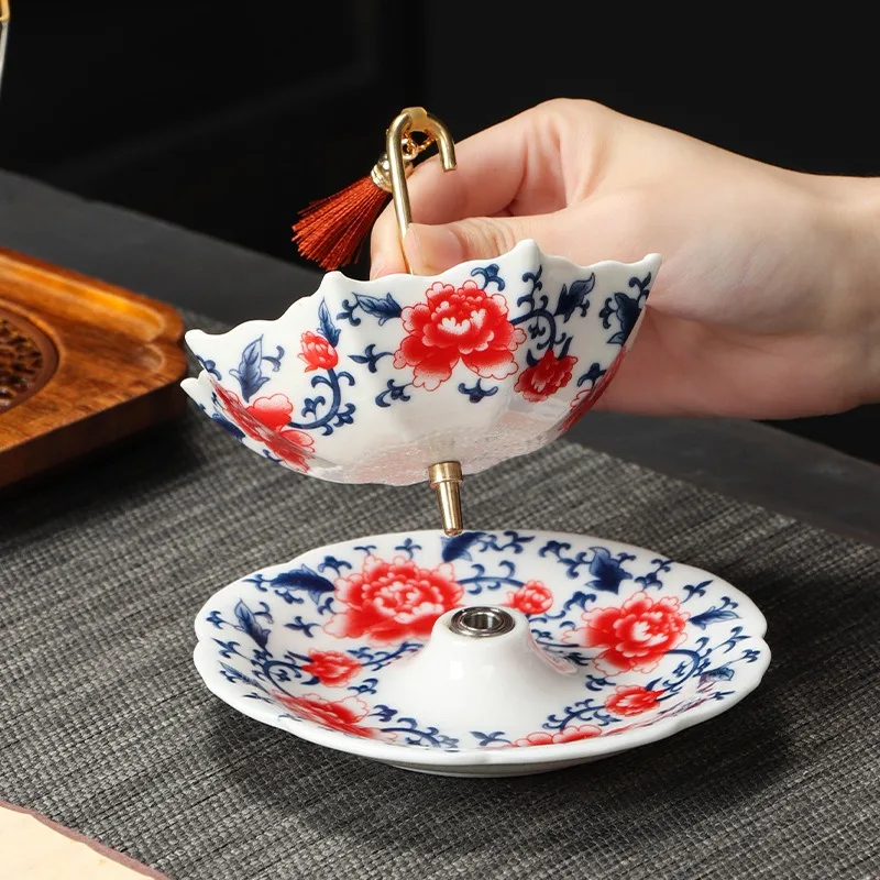 クリエイティブ傘型茶こし取り外し可能なセラミックフィルター茶 - Art Craft Website のレビューと価格